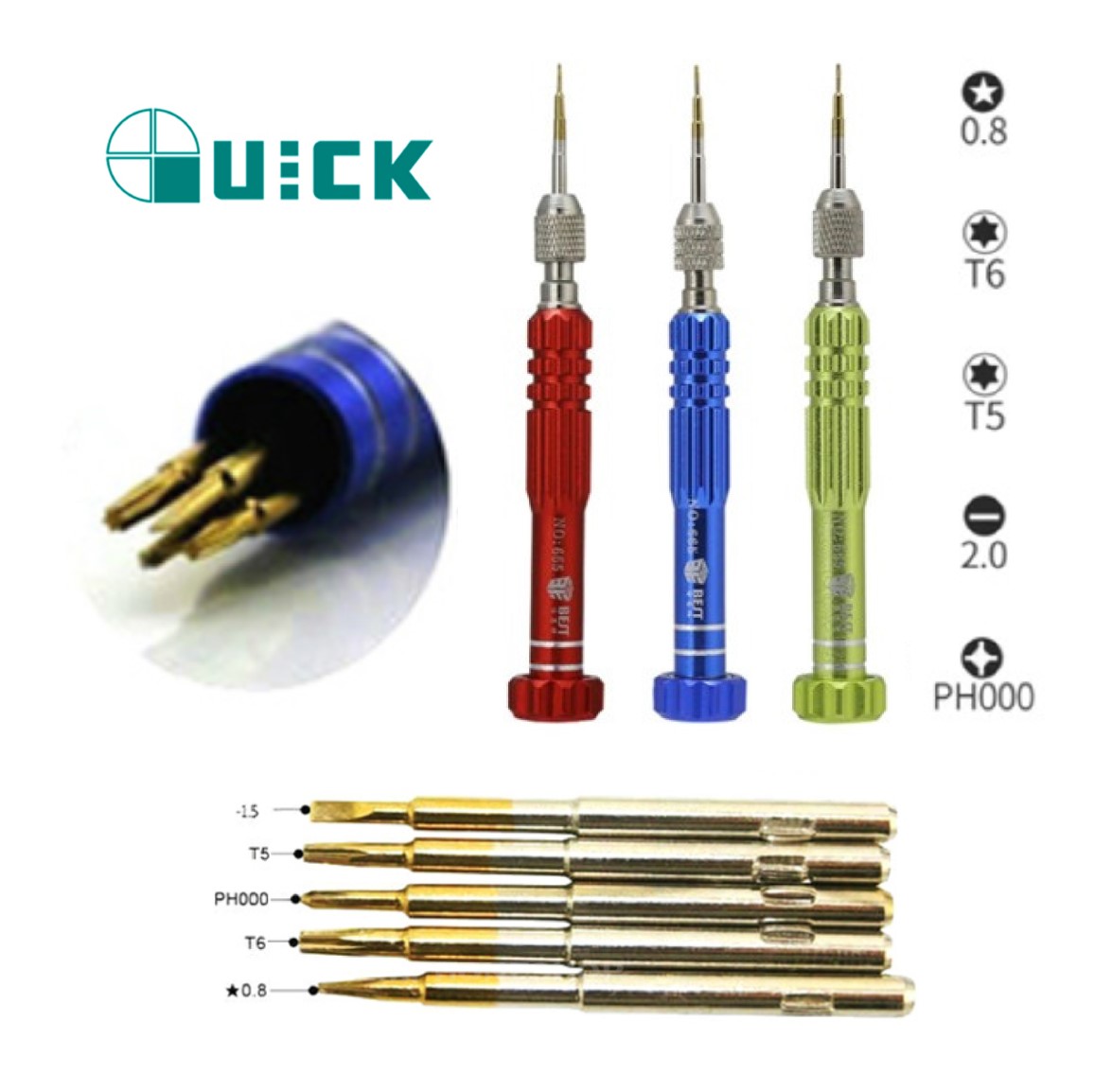 Destornillador Quick QK-8600 5 en 1